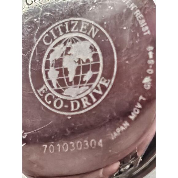 Solar Citizen EcoDrive Ladies Mother Of Pearl Dial Watch Crystal Bezel Mint Runs - Picture 6 of 16